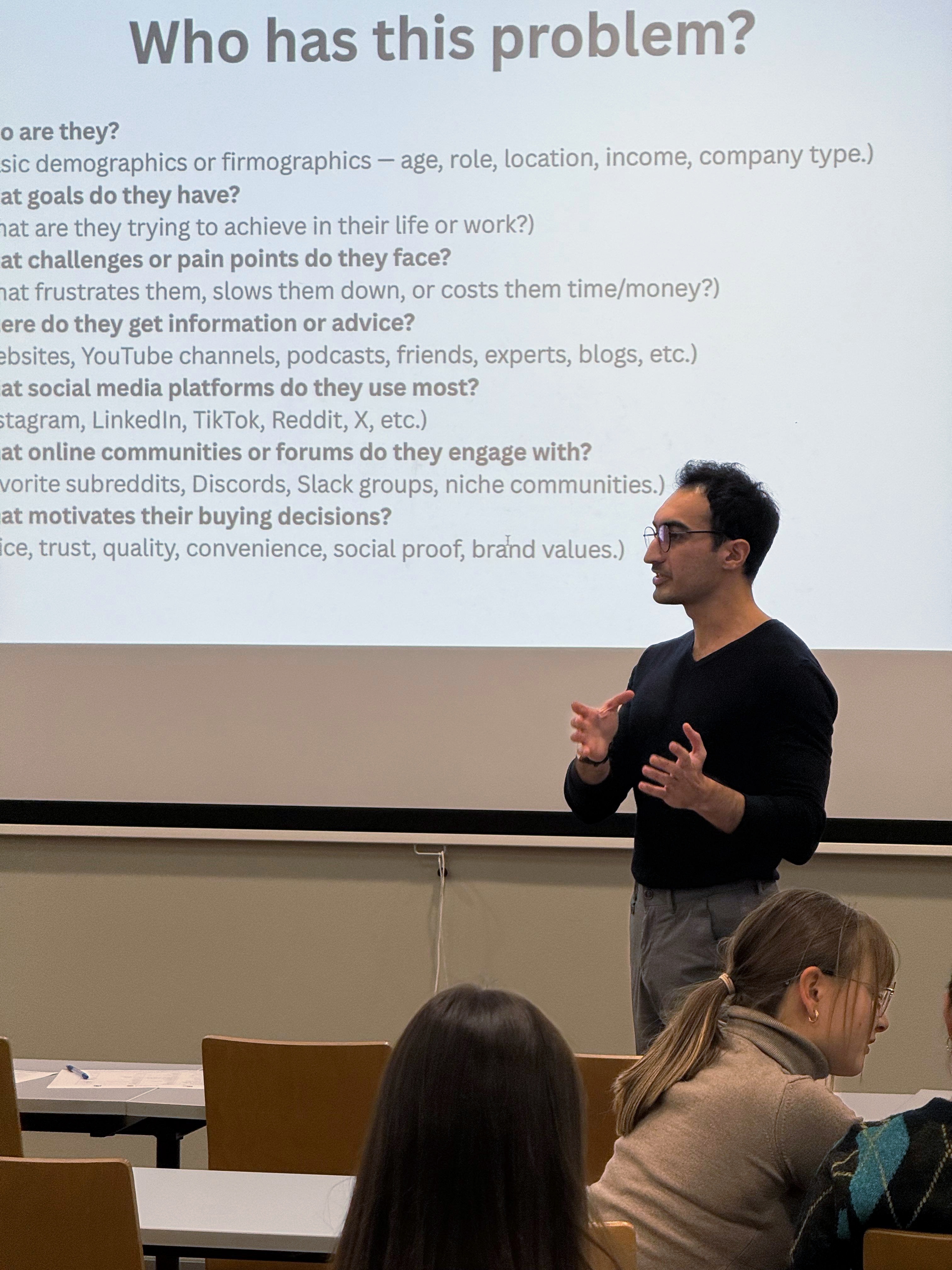 CubedAI Founder Sanan Suleymanov Leads MVP Workshop at Tallinn University of Technology